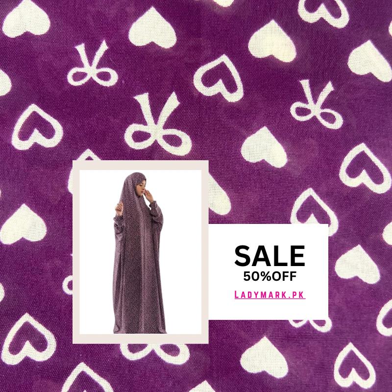 Arabic Style Printed Namaz Chadar- Design Code #LM-ANC0294