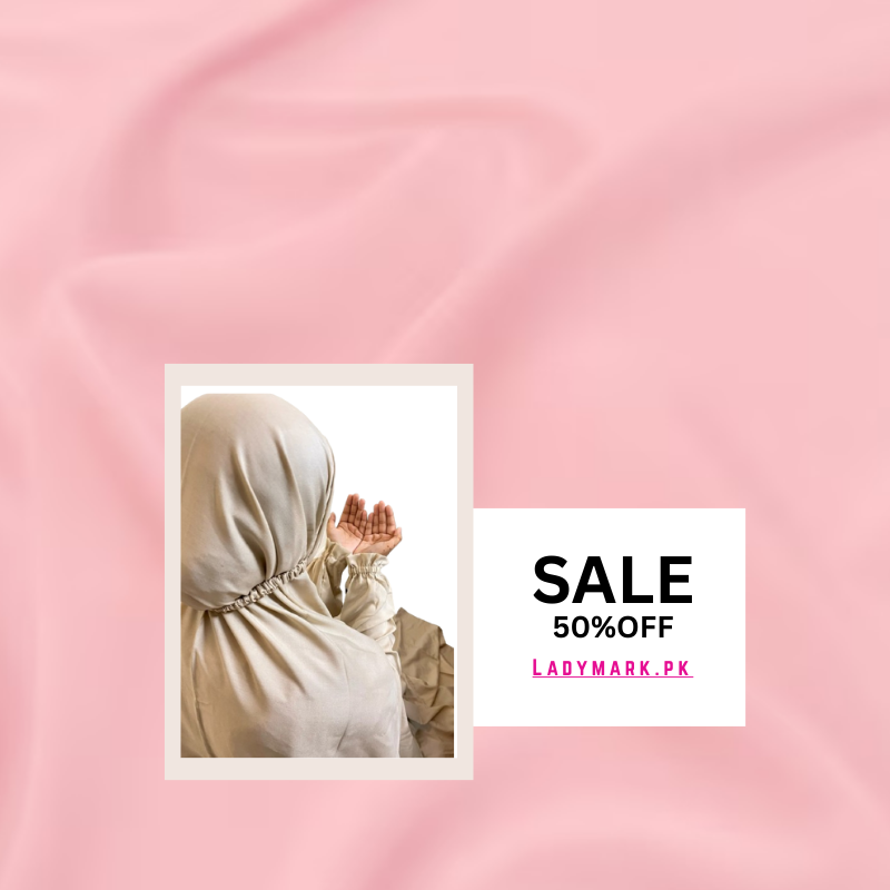 Plain Without Printed Namaz Chadar - Design Code #FL-NC0008