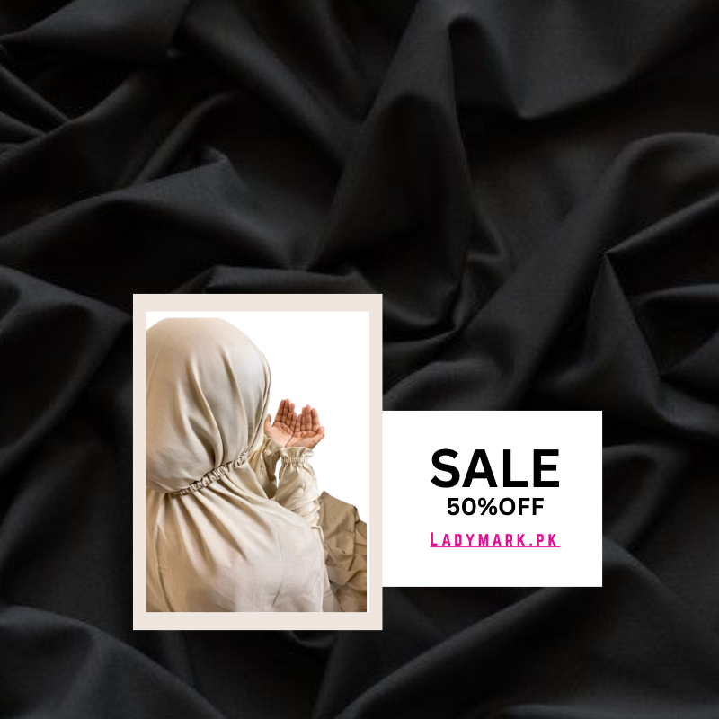 Plain Without Printed Namaz Chadar - Design Code #FL-NC0006