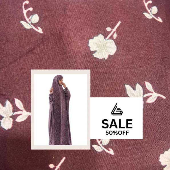 Arabic Style Printed Namaz Chadar- Design Code #LM-ANC0272