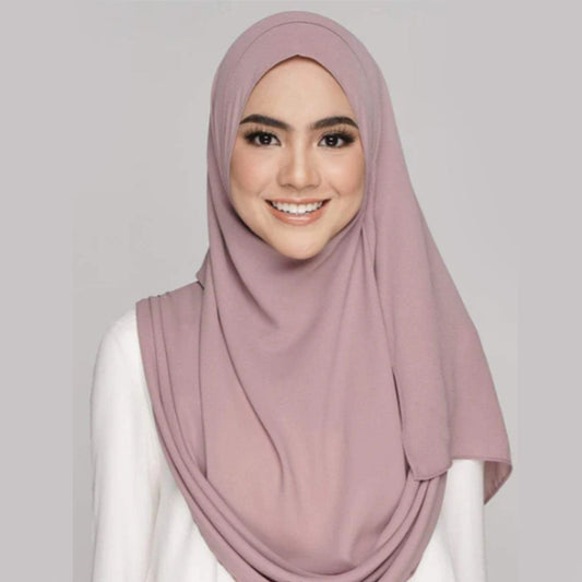 Instant Double Loop Hijab - Design Code: IH-0013