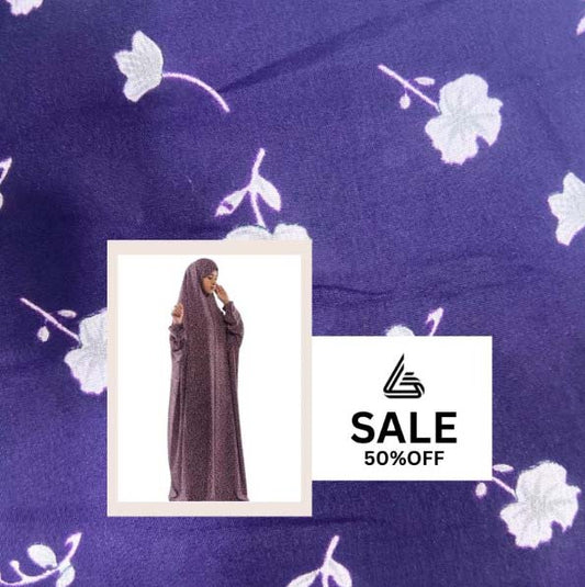 Arabic Style Printed Namaz Chadar- Design Code #LM-ANC0267