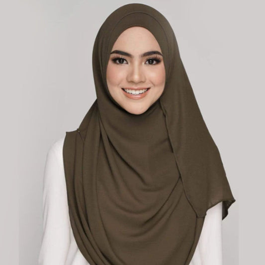 Instant Double Loop Hijab - Design Code: IH-0007