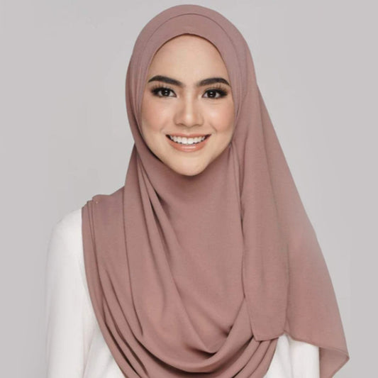 Instant Double Loop Hijab - Design Code: IH-0008