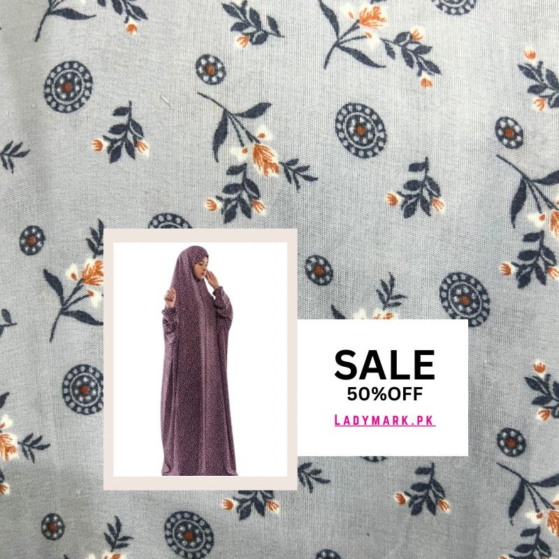 Arabic Style Printed Namaz Chadar- Design Code #LM-ANC0299