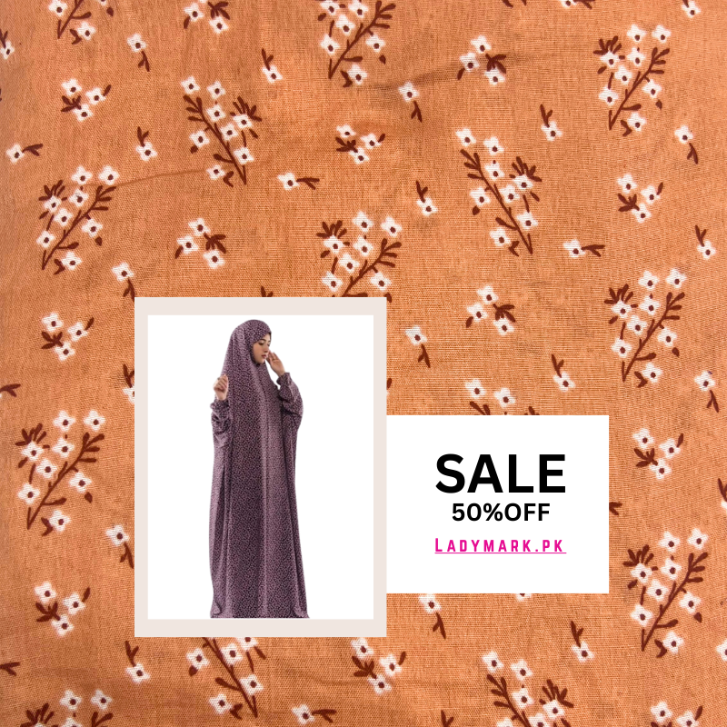 Arabic Style Printed Namaz Chadar- Design Code #LM-ANC0300