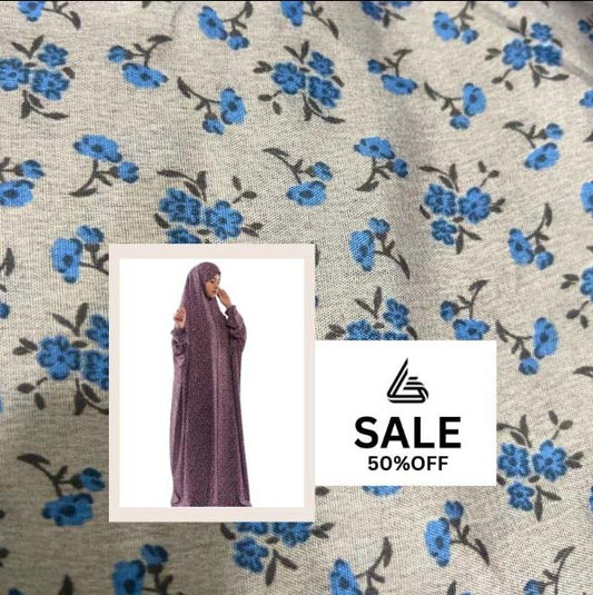 Arabic Style Printed Namaz Chadar- Design Code #LM-ANC0277