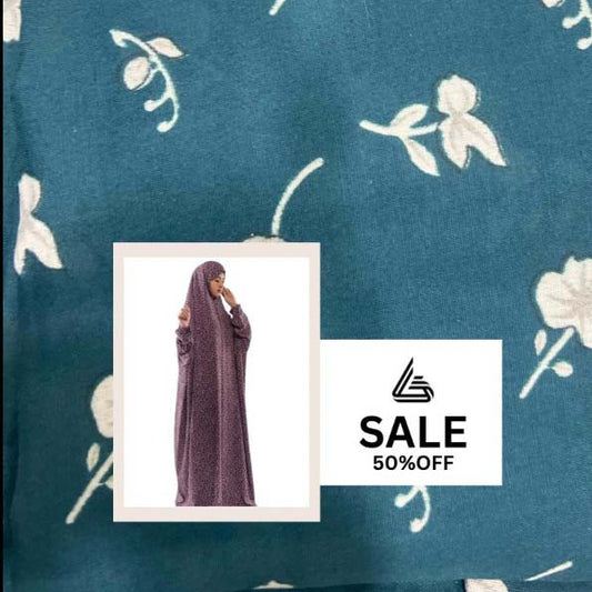 Arabic Style Printed Namaz Chadar- Design Code #LM-ANC0278