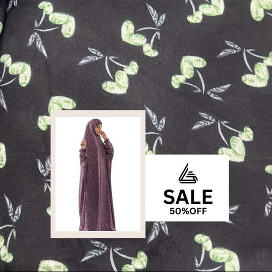 Arabic Style Printed Namaz Chadar- Design Code #LM-ANC0280