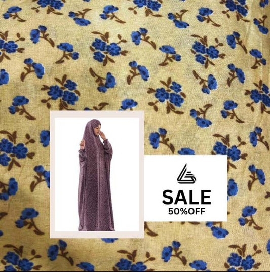 Arabic Style Printed Namaz Chadar- Design Code #LM-ANC0273