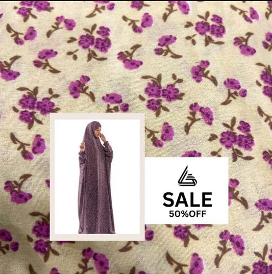 Arabic Style Printed Namaz Chadar- Design Code #LM-ANC0275