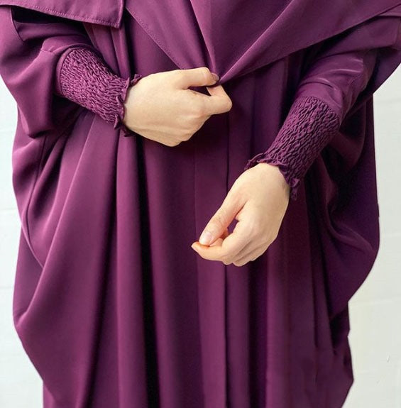 Modest & Elegant 3-Piece Jilbab Set | Design Code - #FL - JB0003