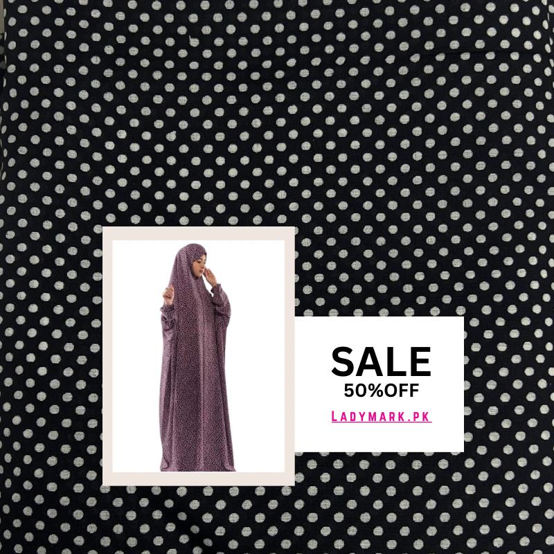 Arabic Style Printed Namaz Chadar- Design Code #LM-ANC0297