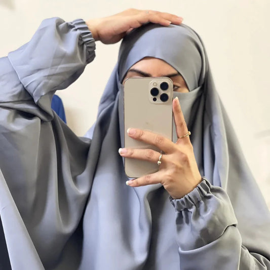Modest & Elegant 3-Piece Jilbab Set | Design Code - #FL - JB0001