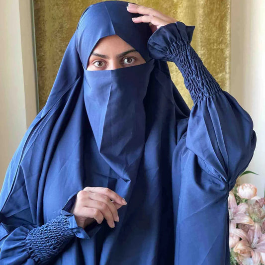 Modest & Elegant 3-Piece Jilbab Set | Design Code - #Fl - JB0004