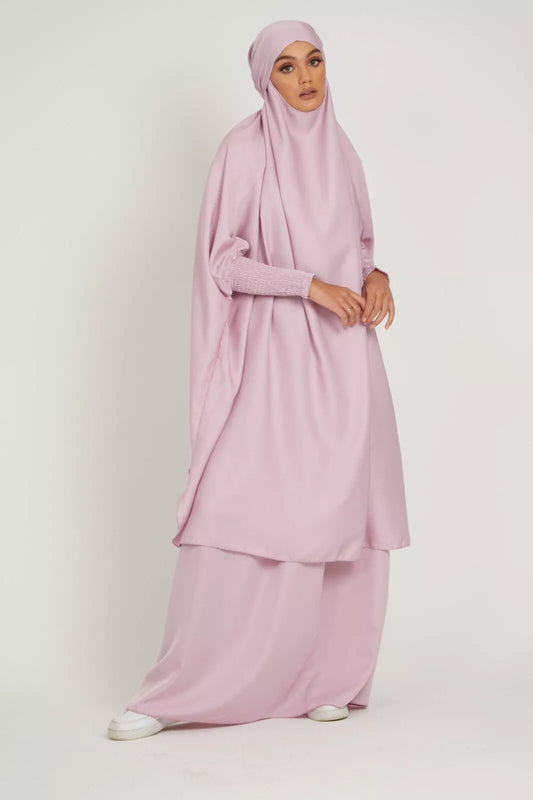 Modest & Elegant 3-Piece Jilbab Set | Design Code - #FL - JB0003